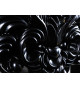Console baroque noir 85 cm