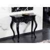 Console baroque noir 85 cm