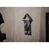 Miroir mural carré 96 cm cadre argenté