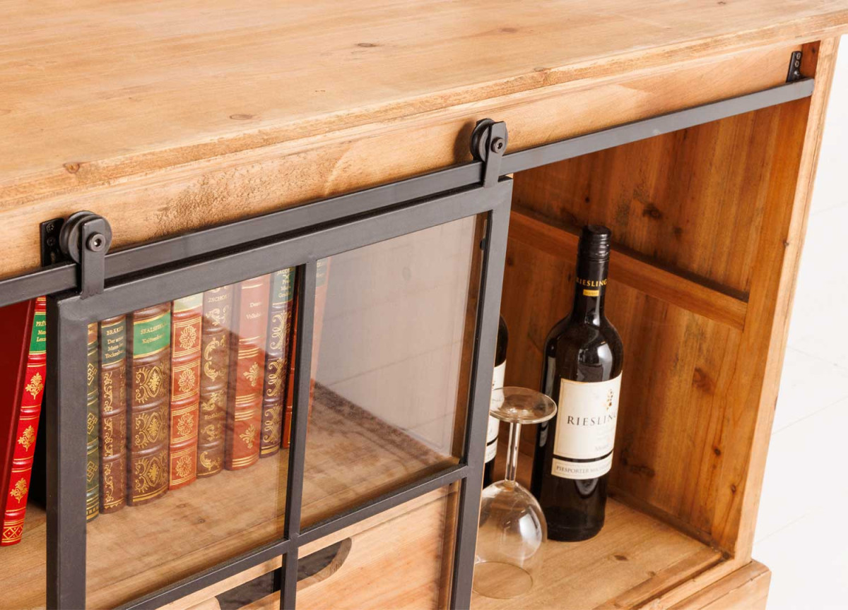 Meuble TV style officine industriel