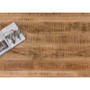 Table 240 cm en bois massif et pied métal noir design