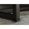 Meuble TV 160 cm chêne et rotin tressé viennois