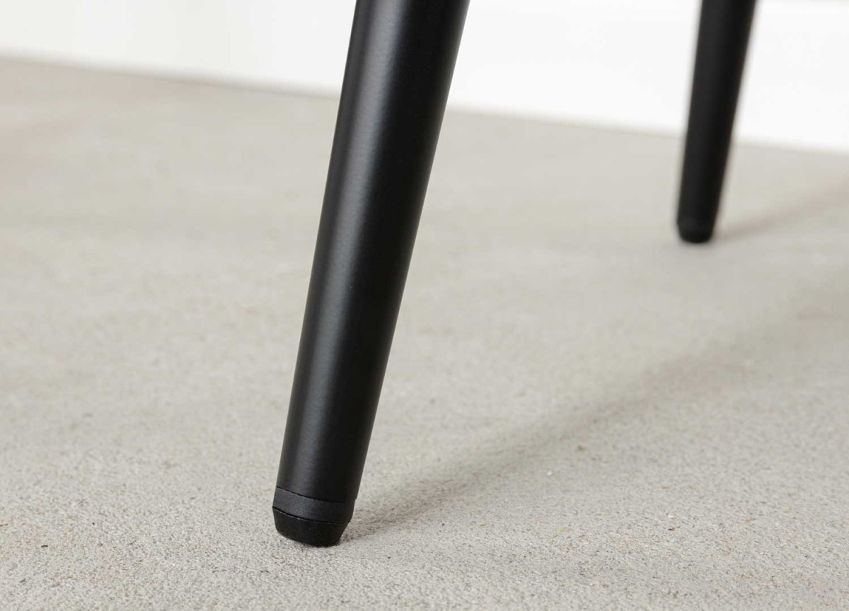 Chaise de bar en velours pétrole vendu par 2