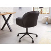 Chaise de bureau design gris anthracite