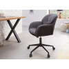 Chaise de bureau design gris anthracite