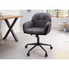 Chaise de bureau design gris anthracite