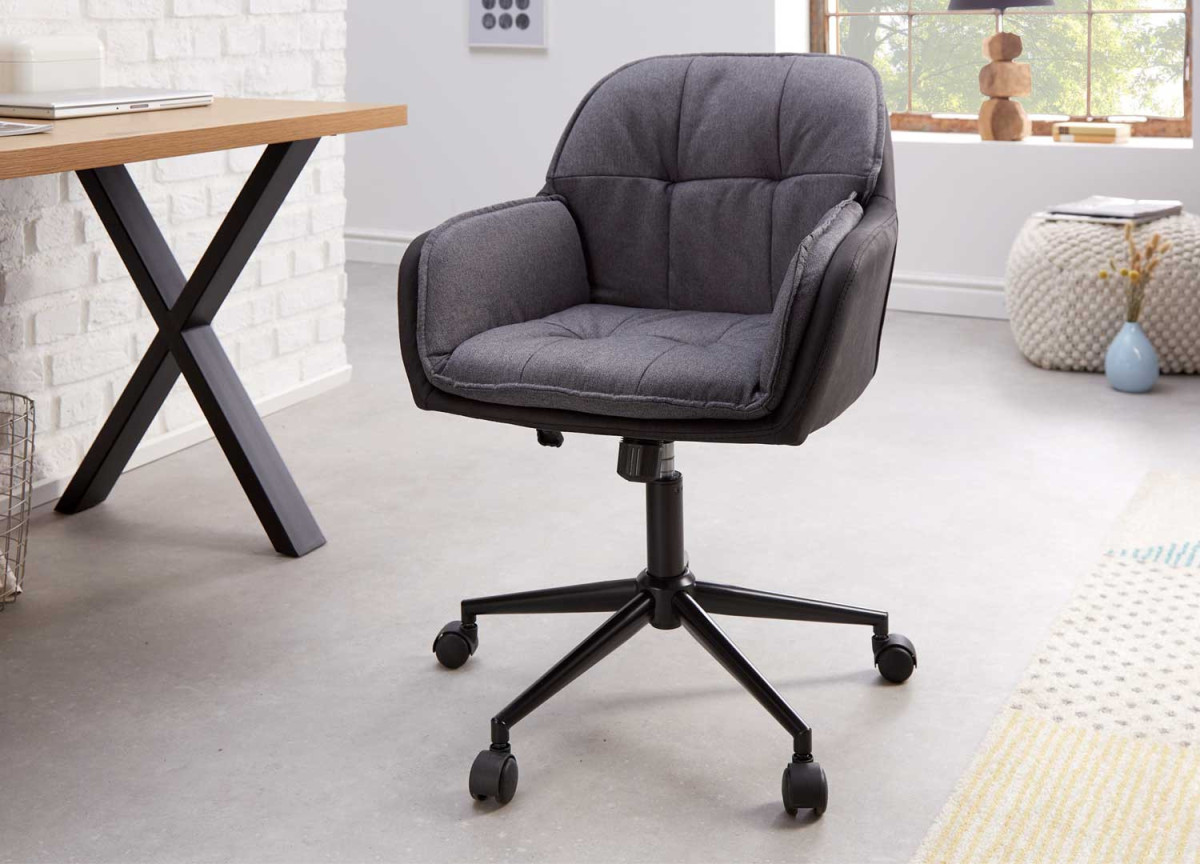 Fauteuil de bureau chaise de bureau assise haute réglable dim. 59L