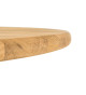 Table ronde en bois de chêne massif 120 cm