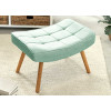 Fauteuil Scandinave design tissu vert citron