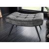 Fauteuil Scandinave en velours gris moderne