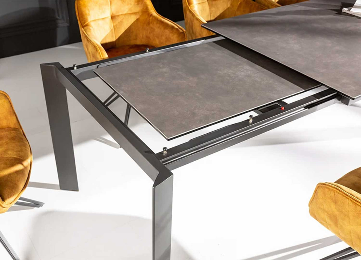 Table à manger extensible en céramique 180-240 cm