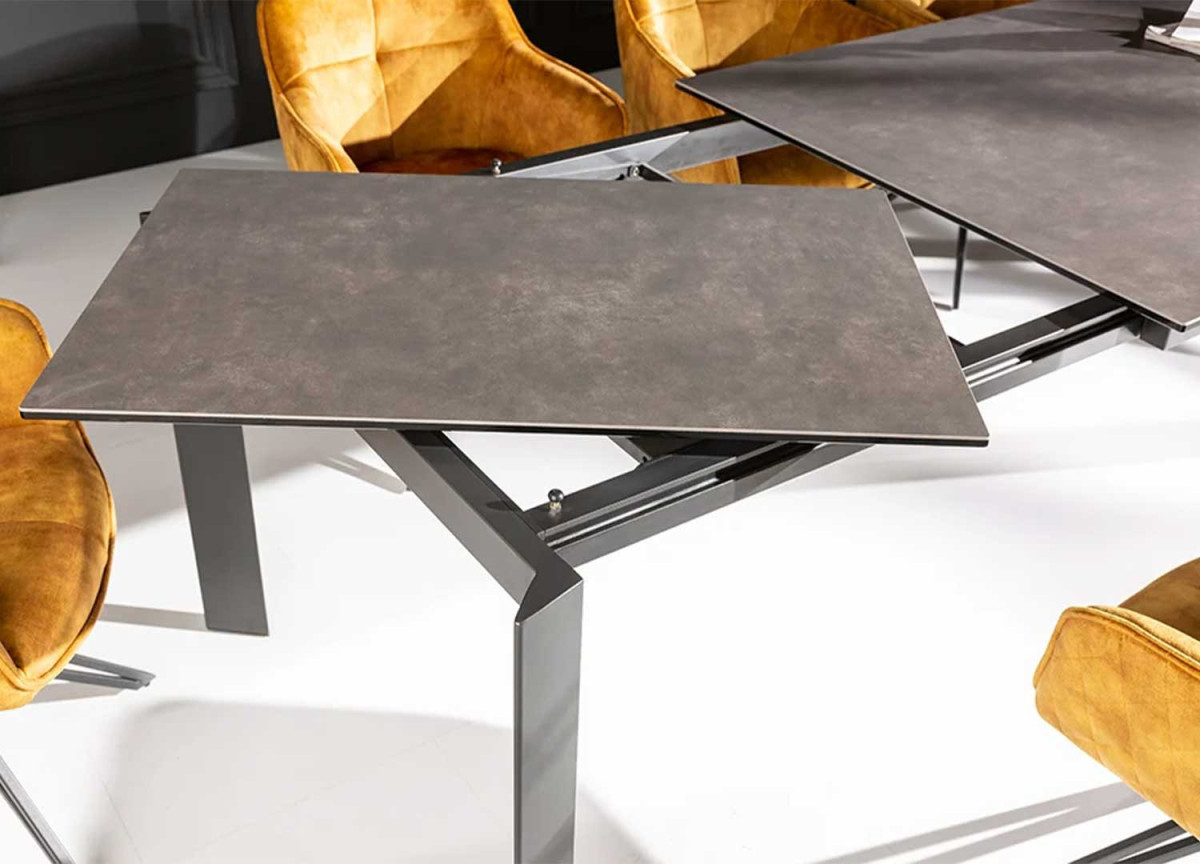Table à manger extensible en céramique 180-240 cm