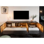 Meuble TV design mural suspendu 3 portes