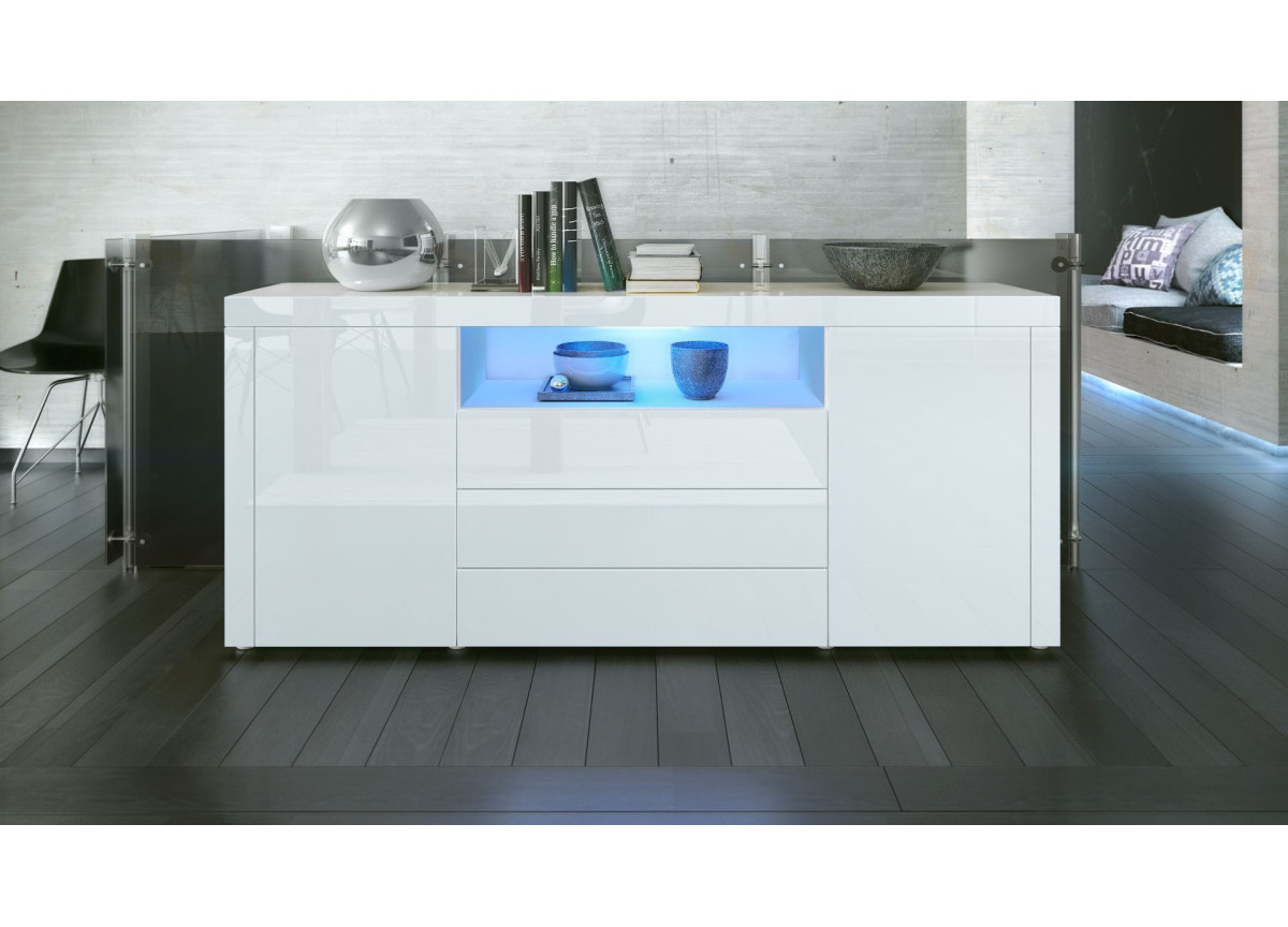 Buffet de Salon Design 12 Finitions Moderne aux choix
