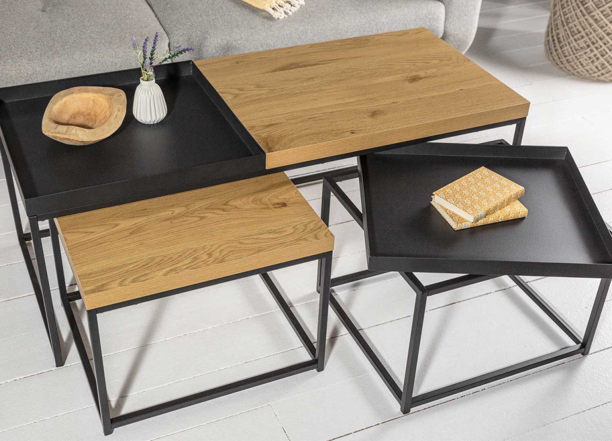 Table basse et table basse gigogne