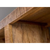Meuble étagère basse en bois massif 8 casiers