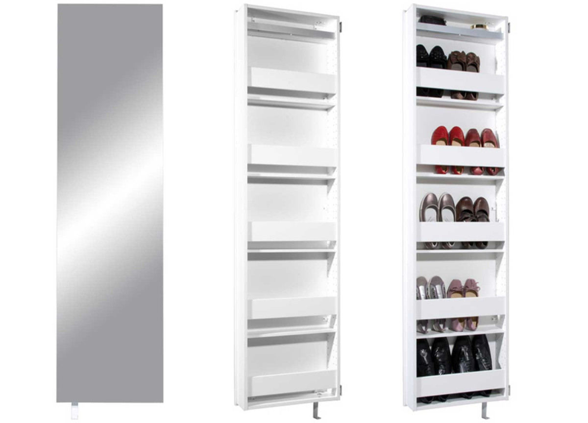 Armoire miroir pivotante - Rangement polyvalent