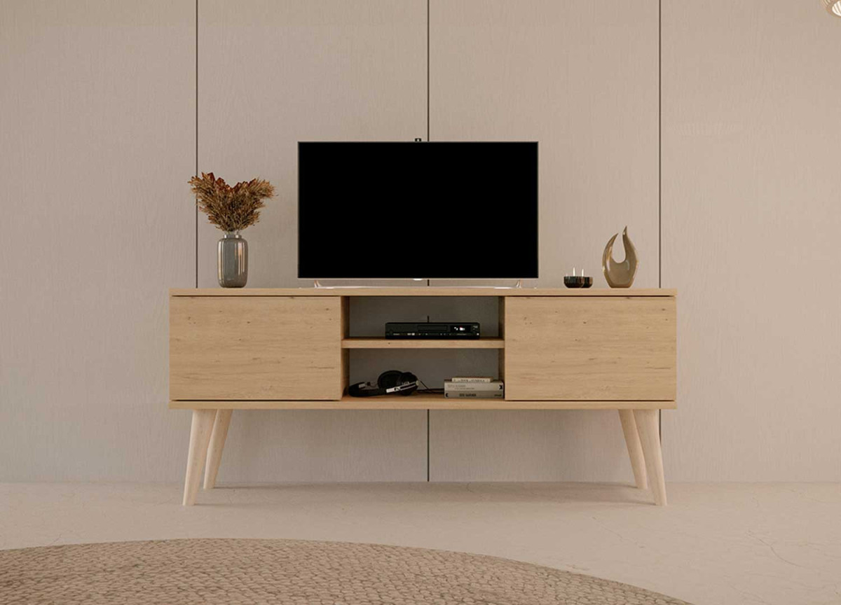 Meuble TV pas cher style scandinave