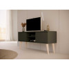 Meuble TV pas cher noir style scandinave