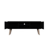 Meuble TV pas cher noir style scandinave