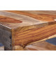 Table basse massive carrée 60x60 en bois de Sesham