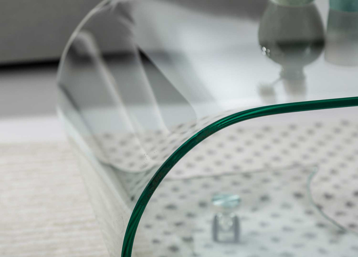 Table Basse en Verre Transparent Design