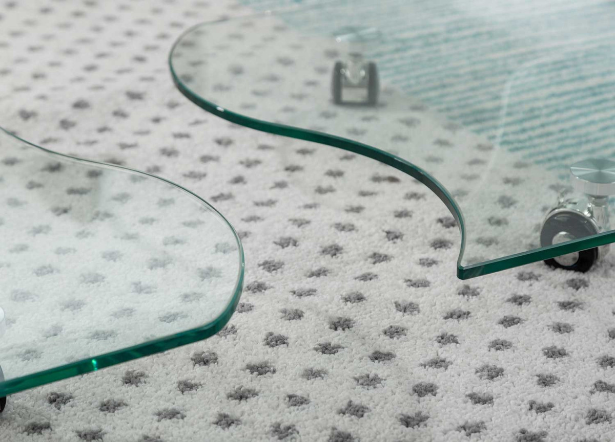 Table Basse en Verre Transparent Design