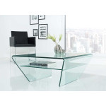 Table basse design en verre trempé originale