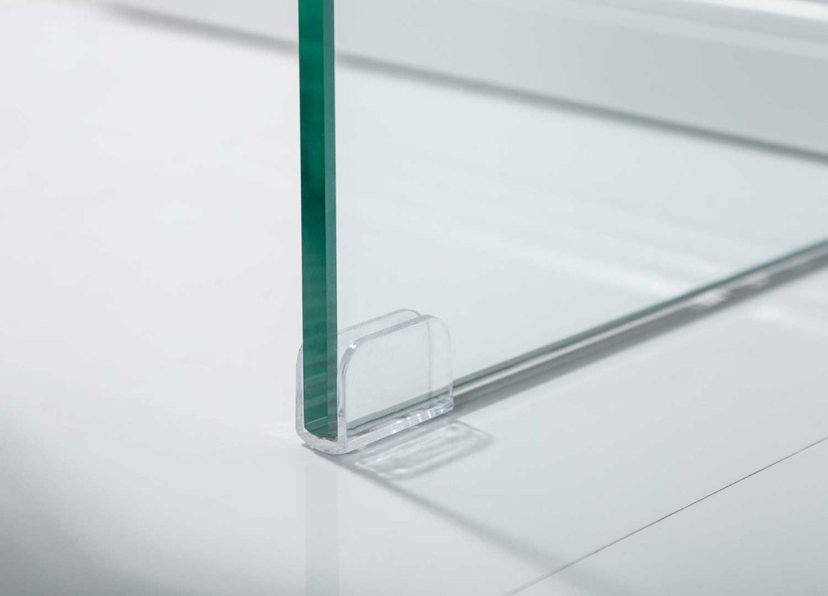 Console en verre trempé 100 cm