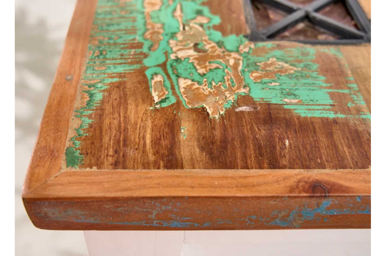 Table basse Coffre en bois recyclé