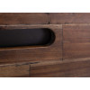 Table basse en bois d'acacia massif ancien