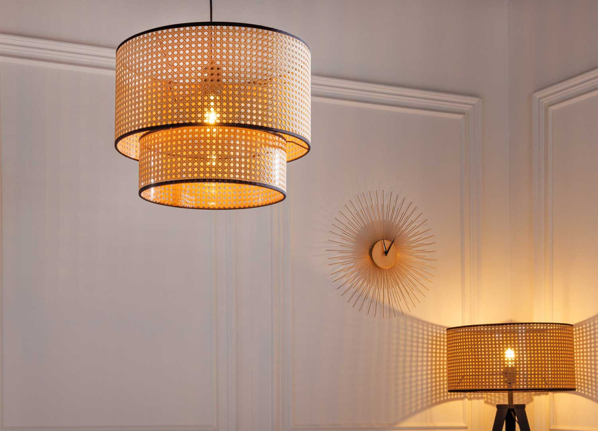 Lustre en maille viennoise style bohème
