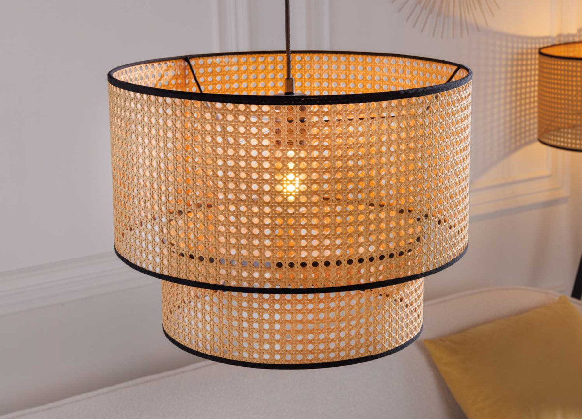 Lustre en maille viennoise style bohème pour déco