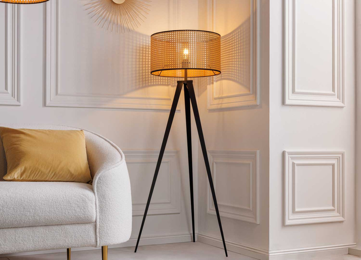 Grande lampe sur pied | Lampadaire salon