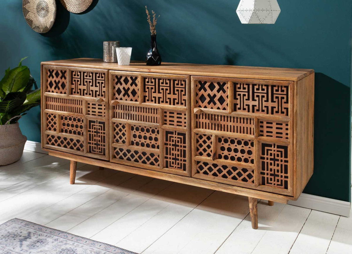 Buffet décoratif 160 cm style oriental
