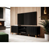 Meuble TV noir design 150 cm