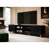 Meuble TV noir design 200 cm