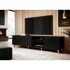 Meuble TV noir design 200 cm