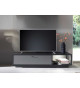 Long meuble TV gris anthracite moderne