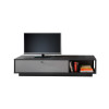 Long meuble TV gris anthracite moderne