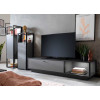 Grand ensemble tv gris anthracite moderne