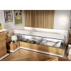 Lit coffre 90x200 avec sommier et matelas