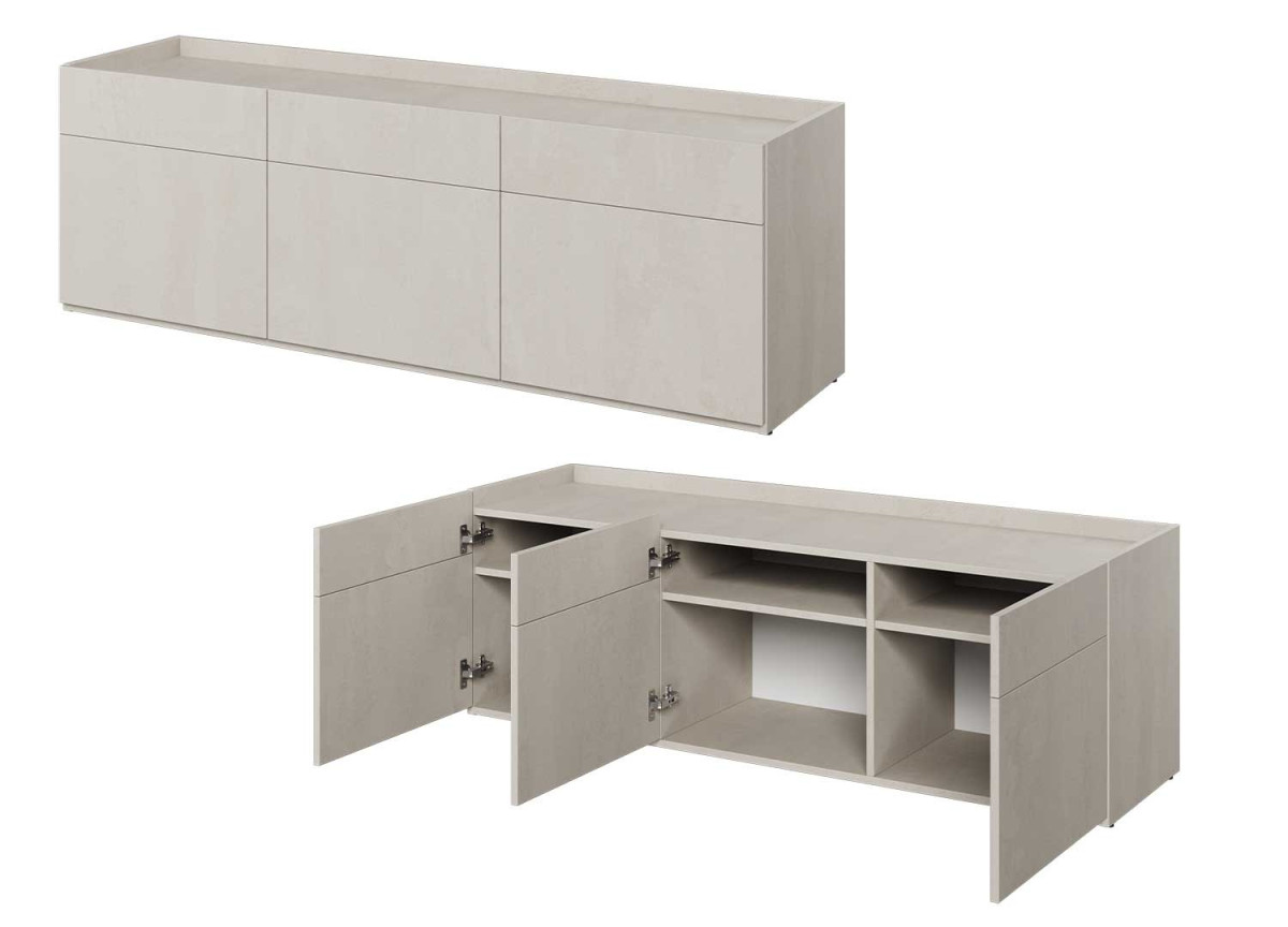Ensemble bureau meuble TV et rangement