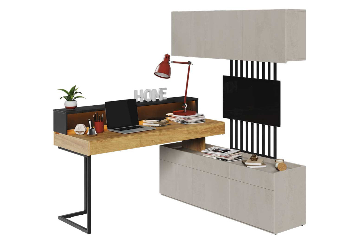 Bureau, meuble TV et rangement