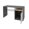 Bureau enfant gris graphite et gris clair