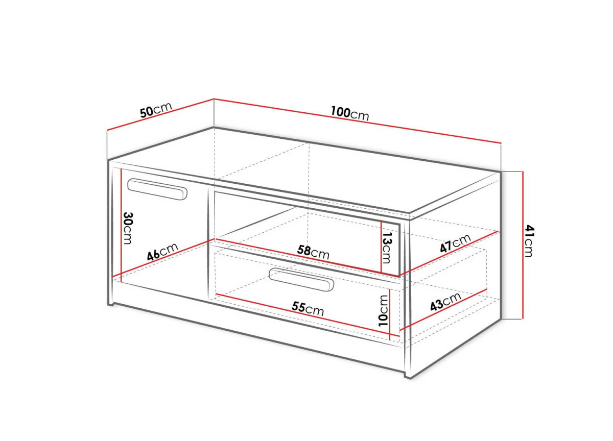 Meuble TV de chambre pour enfant