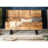 Banc coffre en bois original de manguier