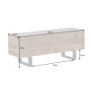 Banc coffre en bois original de manguier