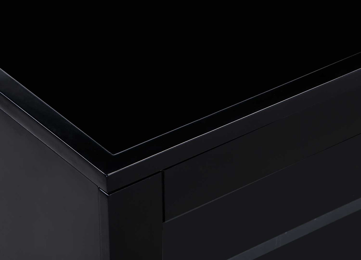 Meuble noir 150 cm pour téléviseur