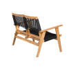 Banc de jardin confortable 2 places